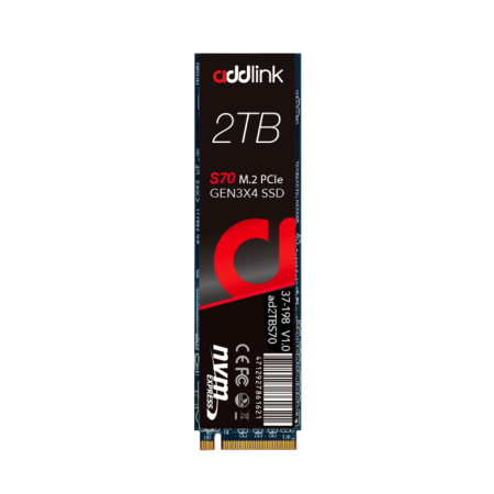 2TB M.2 2280 PCIe GEN3X4 NVMe SSD ( Up to R:3500 , W:3000)