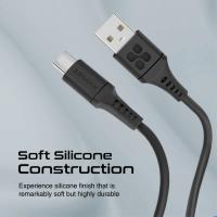 Ultra-Fast USB-A to USB-C Soft Silicone cable