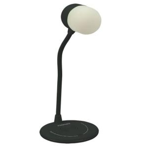 PROMATE LumiQi Sight Sensitive LED Table Lamp with Wireless Speaker and Wireless Charger