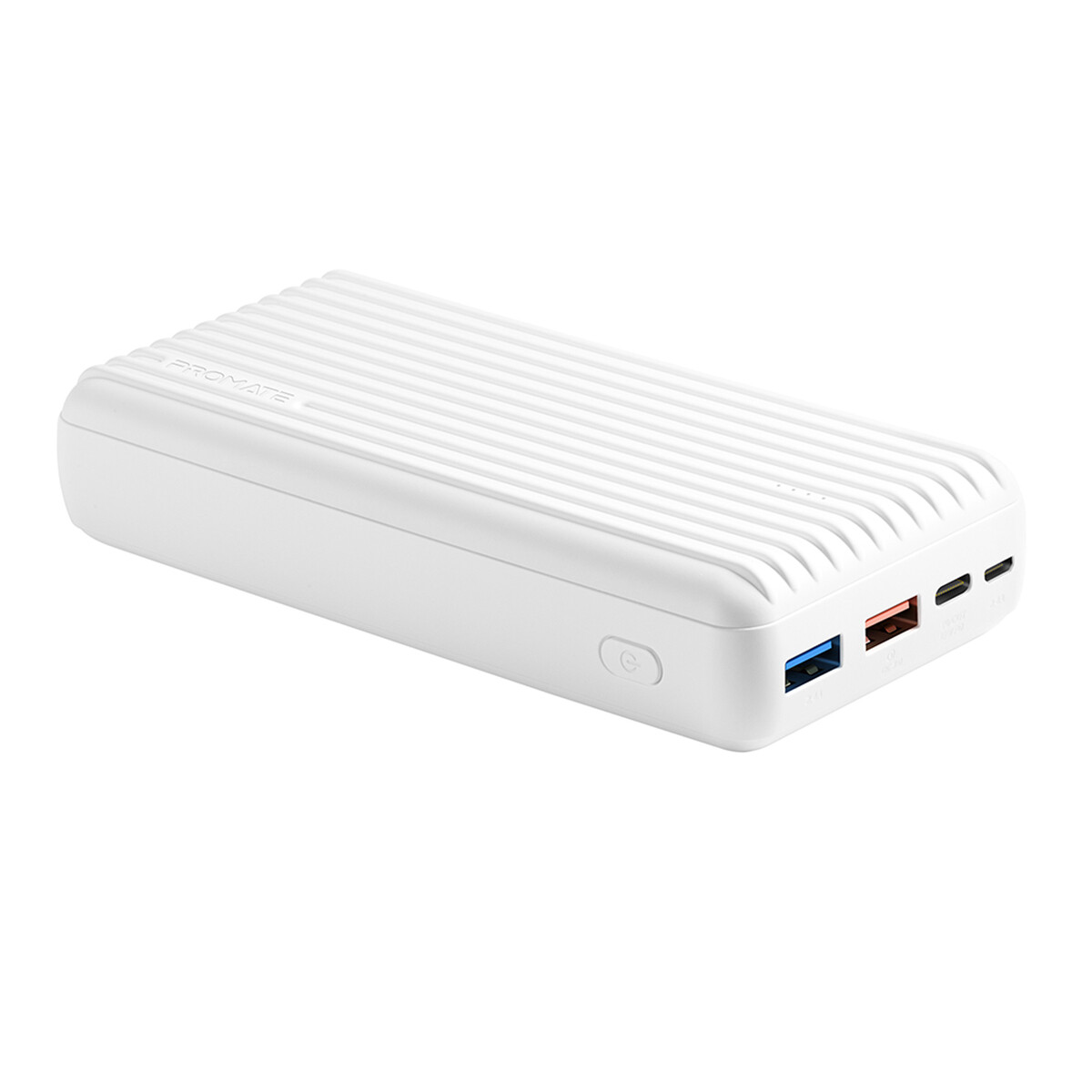 PROMATE Titan-30 30000mAh High Capacity Power Pack with Power Delivery and Quick Charge 3.0 ( white )