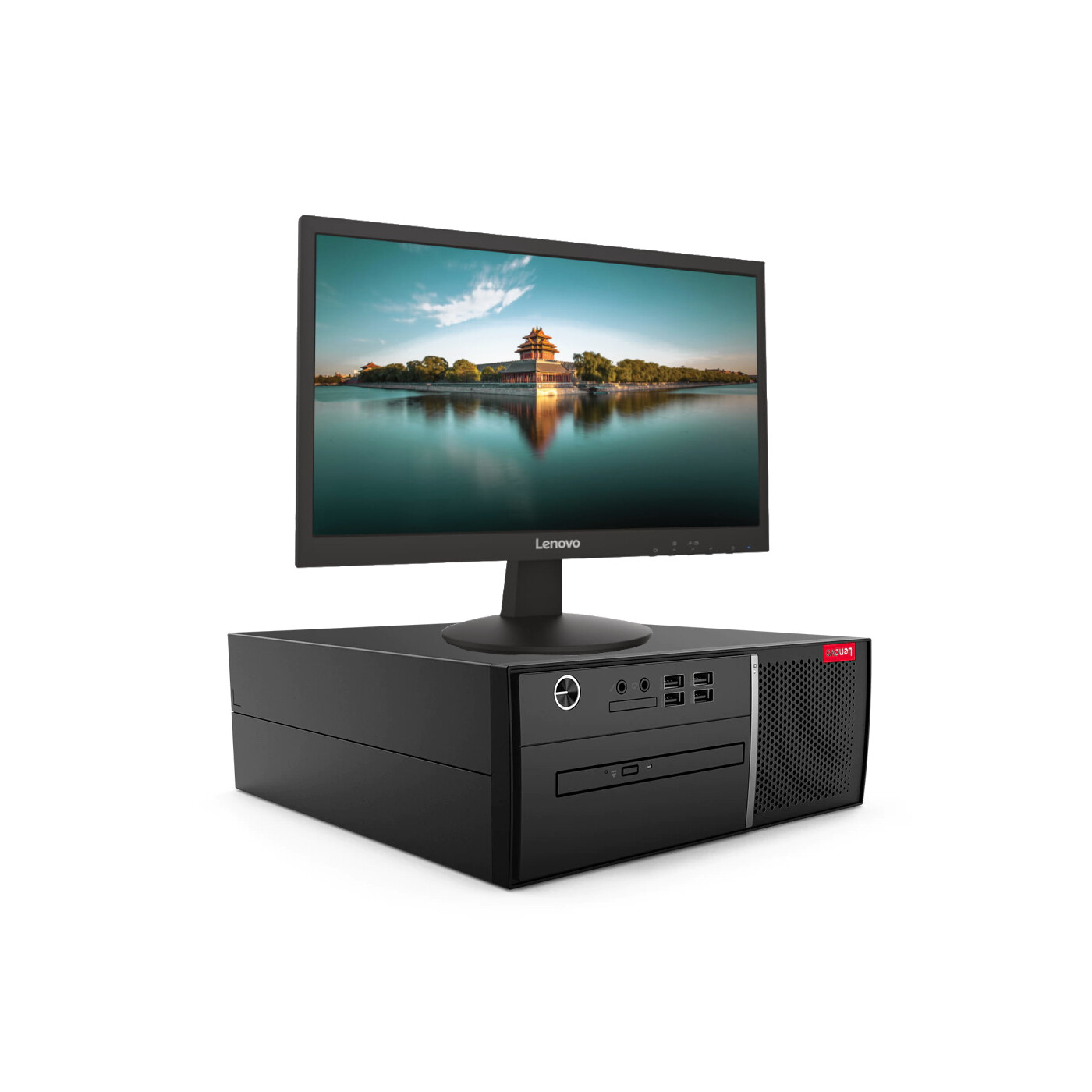 Lenovo V530s SmallTower + 21.5 inch + Keyboard and Mouse Intel Core i5-9400/4GB/1TB)