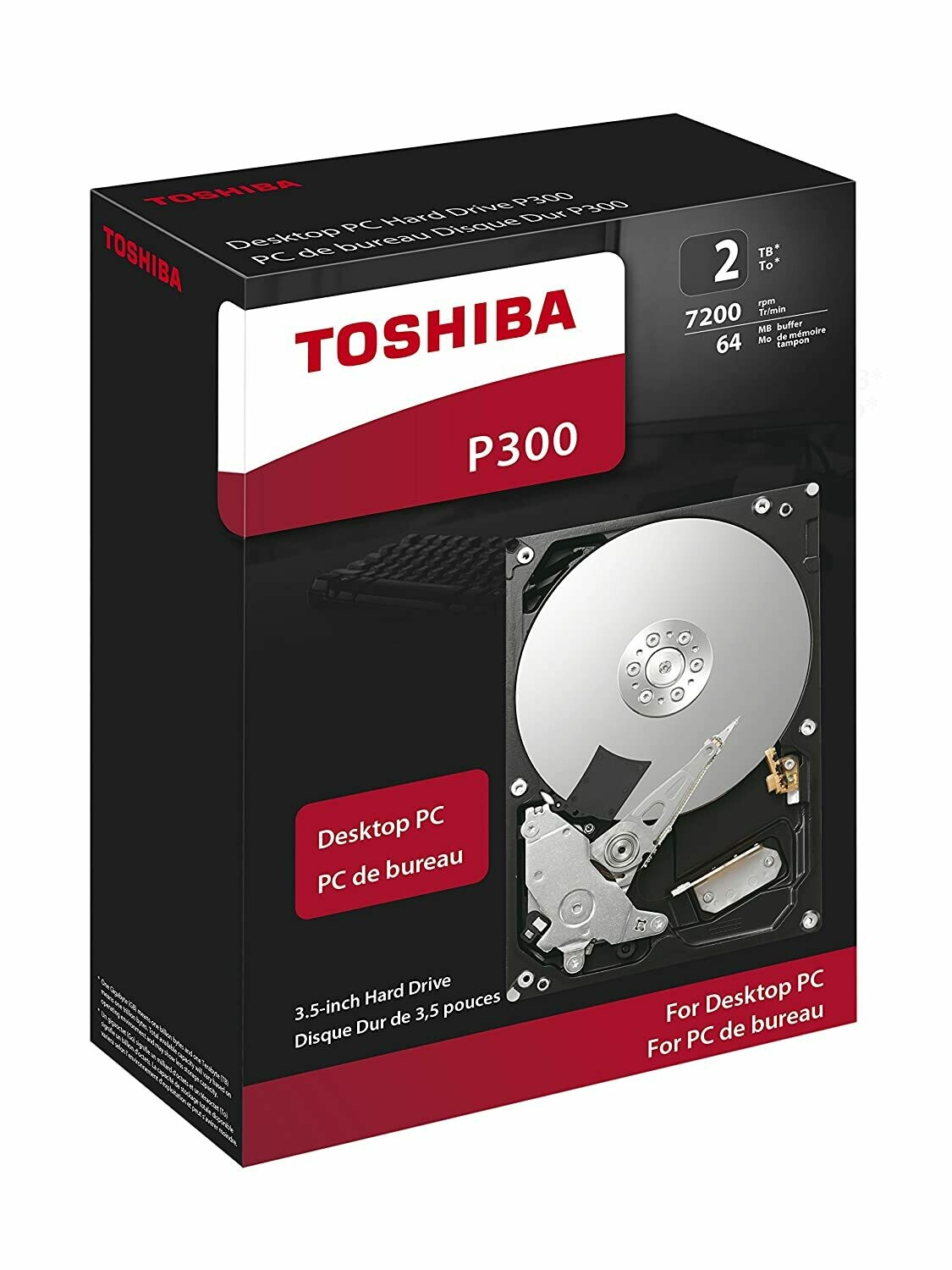 TOSHIBA P300 Desktop Hard Disk Drive (2TB)