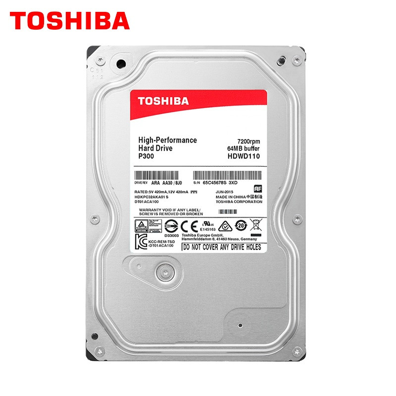 Toshiba Internal 3.5" HDD (4TB)