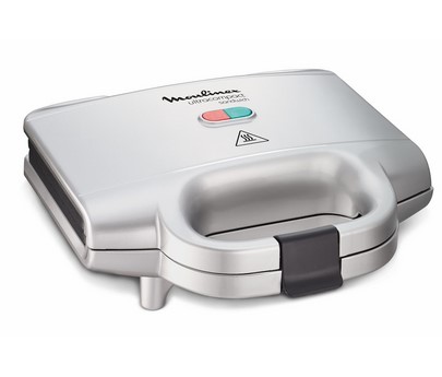 Moulinex SM156140 Ultracompact, Sandwich Maker Grill, 700W, Silver Toaster