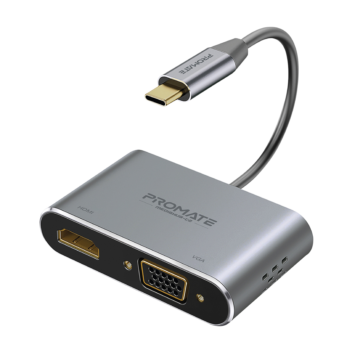 Promate High Definition USB-C Display Adapter (MediaHub-C2)
