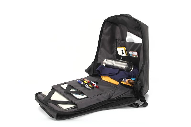 Promate Anti-Theft Backpack for 13” Laptop with Integrated USB Charging Port ( Defender-13 )