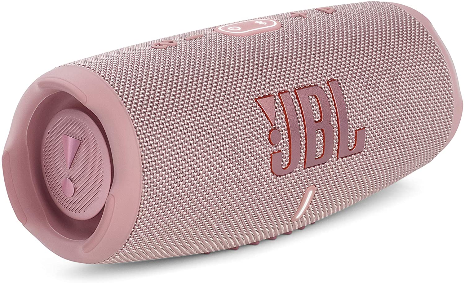 JBL Charge 5 - Portable Bluetooth Speaker with deep bass, IP67 waterproof and dustproof, 20 hours of playtime, built-in powerbank, in pink