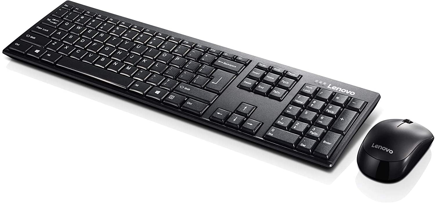 Lenovo 100 Wireless Combo (AR) Keyboard with Mouse Combo 