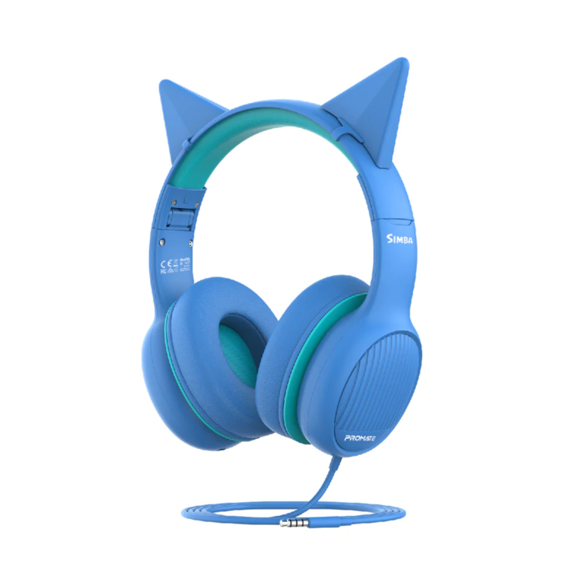 PROMATE Simba( Over-Ear Hi-Definition SafeAudio™ Wired Headset )