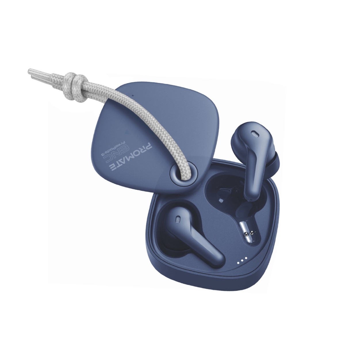 promate FREEPODS-3 BLUE ( High Definition ENC Earphones With IntelliTouch )