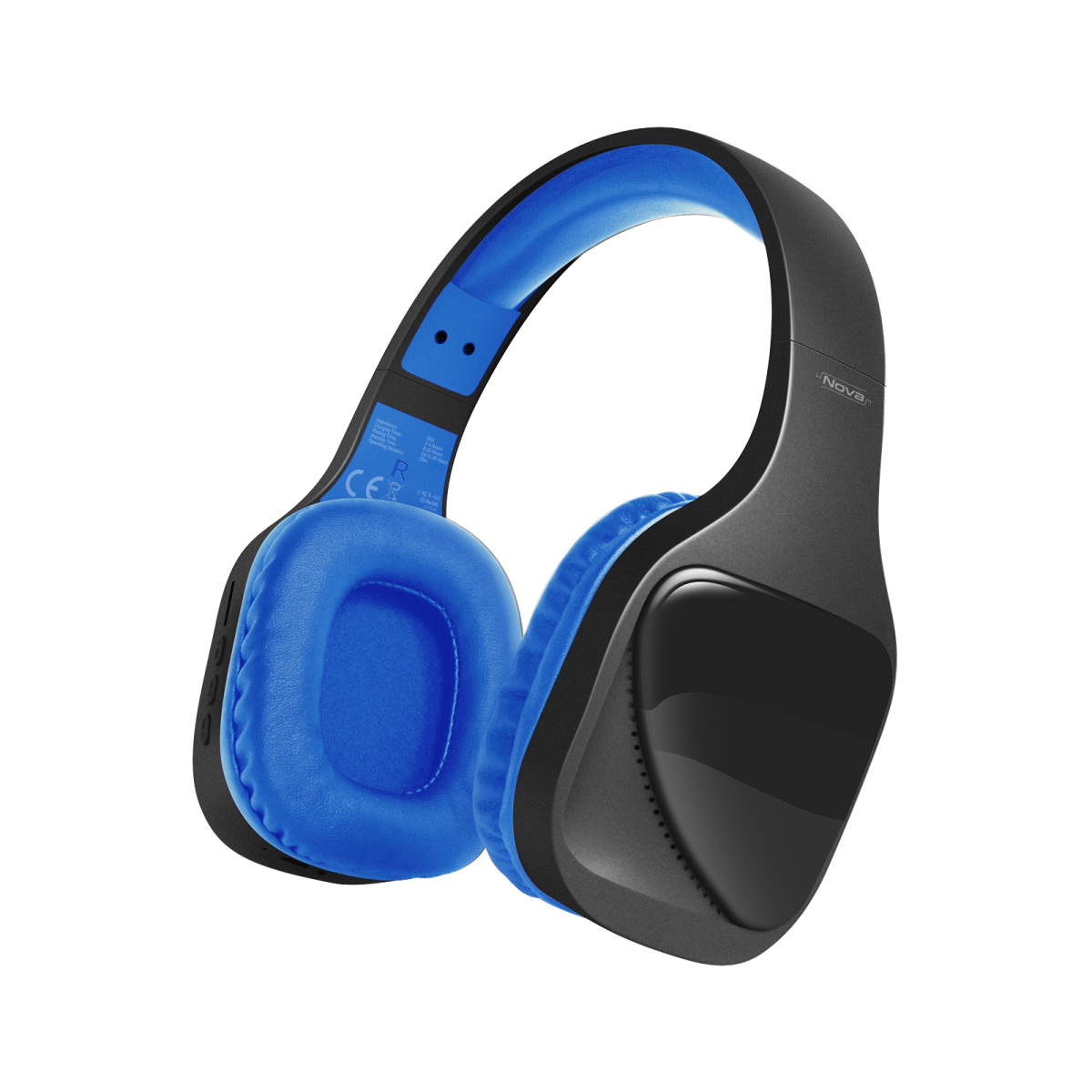 PROMATE NOVA Balanced Hi-Fi Stereo Wireless Headphones Blue