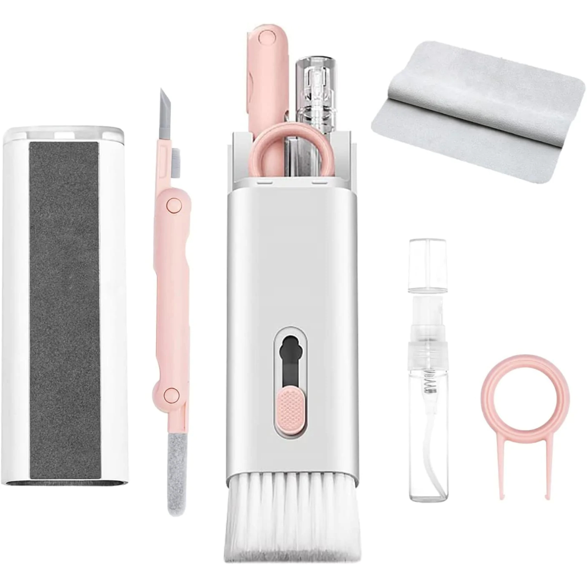 Multifunctional Cleaning Brush 7 In 1 Keyboard & Airpods Cleaner Q6E 