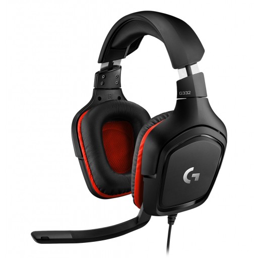 LOGITECH HEADSET G332 WIRED RED BLACK