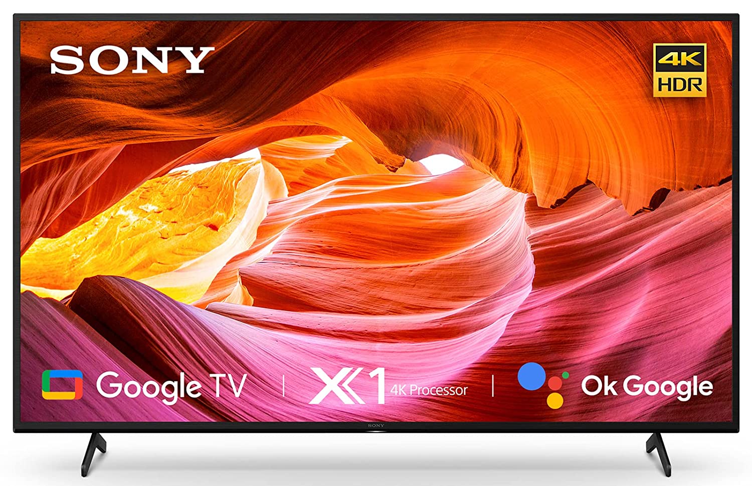  Sony Bravia 164 cm (65 inches) 4K Ultra HD Smart LED Google TV KD-65X75K (Black) (2022 Model) 