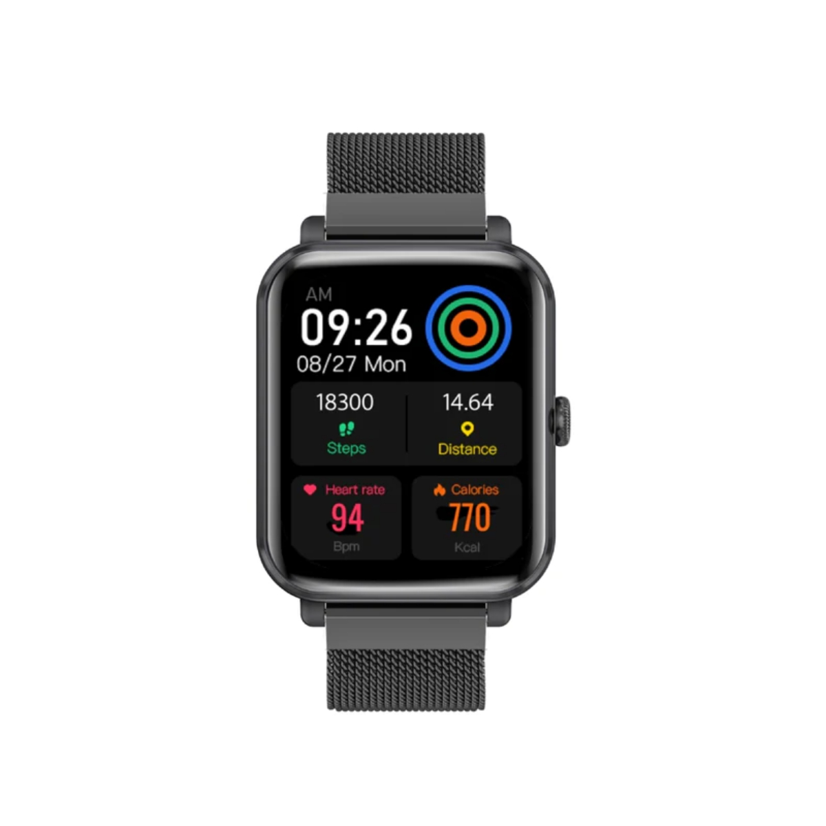 SuperFit™ Smartwatch with Media Storage GRAPHITE
