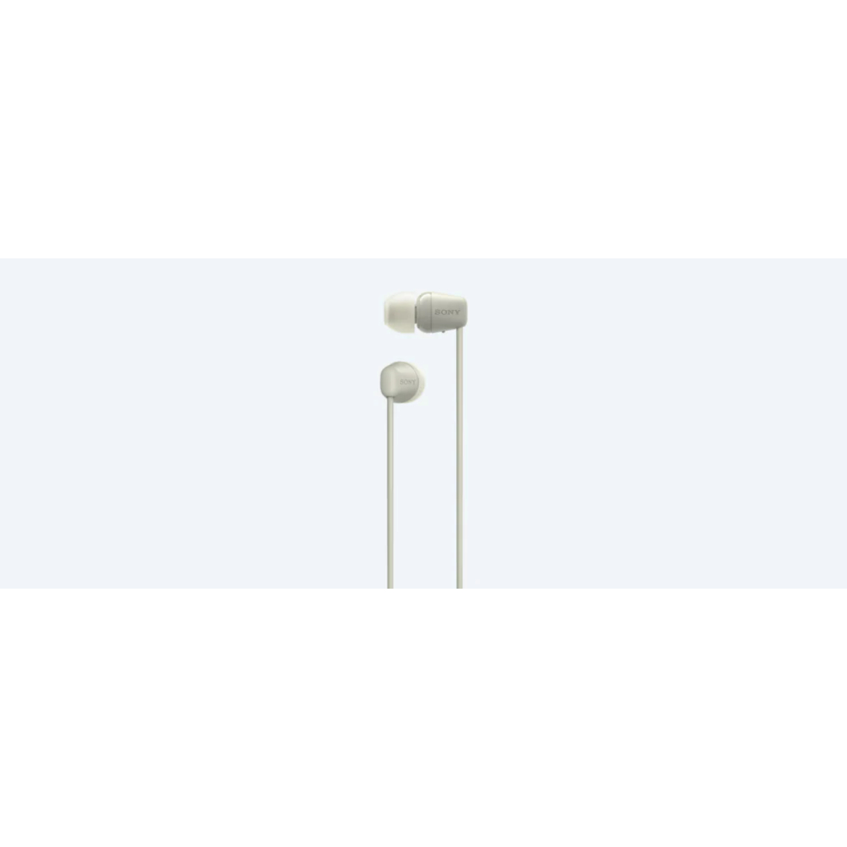 Sony WI-C100 Wireless In-ear Headphones (Cream color)