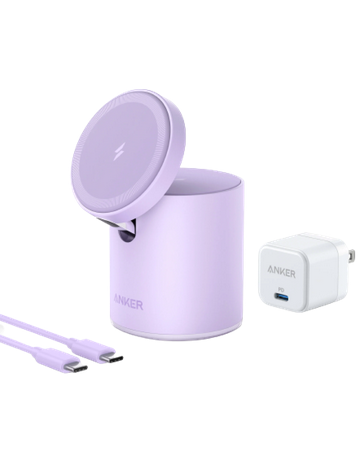 Anker 623 Magnetic Wireless Charger (MagGo) Violet